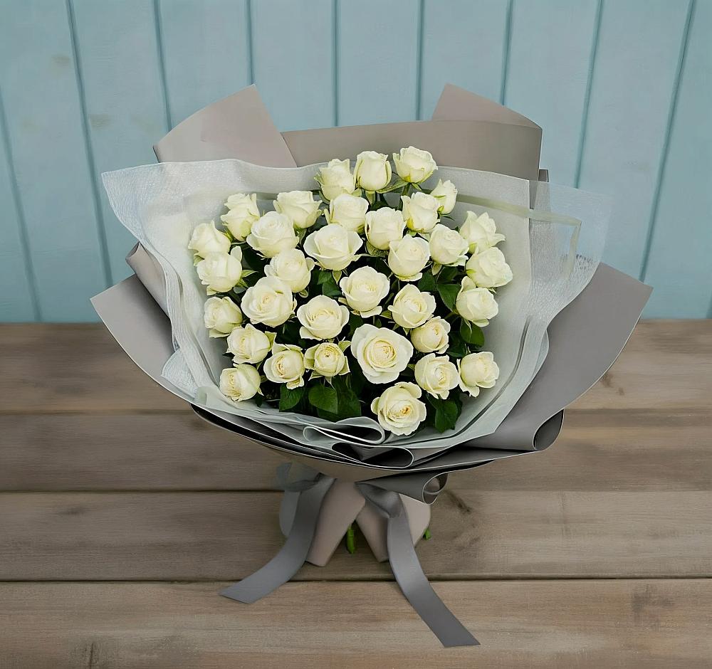 Букет Белоснежная нежность в Михайловской