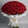 Букет 101 Красная роза Блэк Мэджик в Михайловской