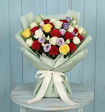 Букет цветов из:  Розы в Михайловской