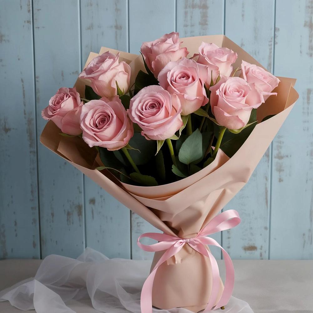 Букет цветов из: Розы в Михайловской