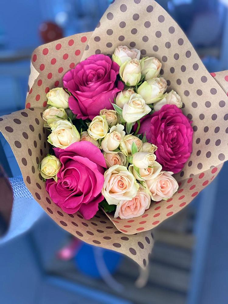 Букет цветов из: Розы в Михайловской