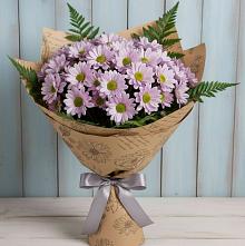 Букет цветов из:  Хризантемы #REPLACE_PRED# Михайловской