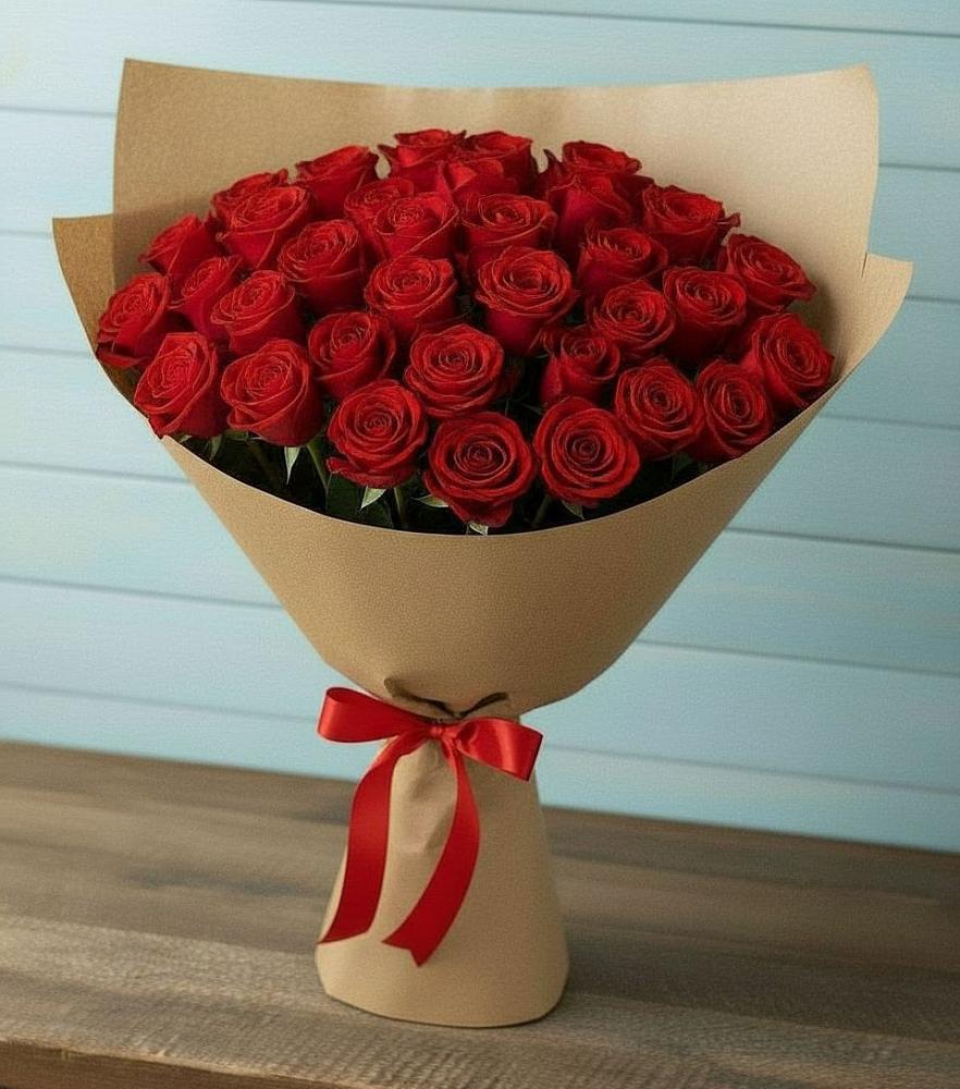 Букет Красные розы Милано в Михайловской