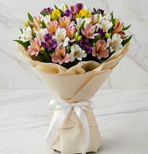 Букет цветов из:  Альстромерии #REPLACE_PRED# Михайловской