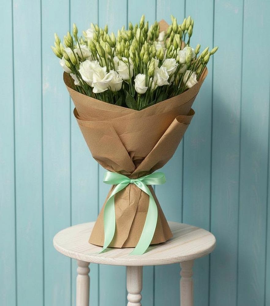 Букет цветов из: Лизиантусы в Михайловской