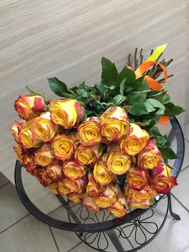 Букет Желтые розы в Михайловской