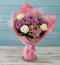 Букет цветов из:  Герберы в Михайловской