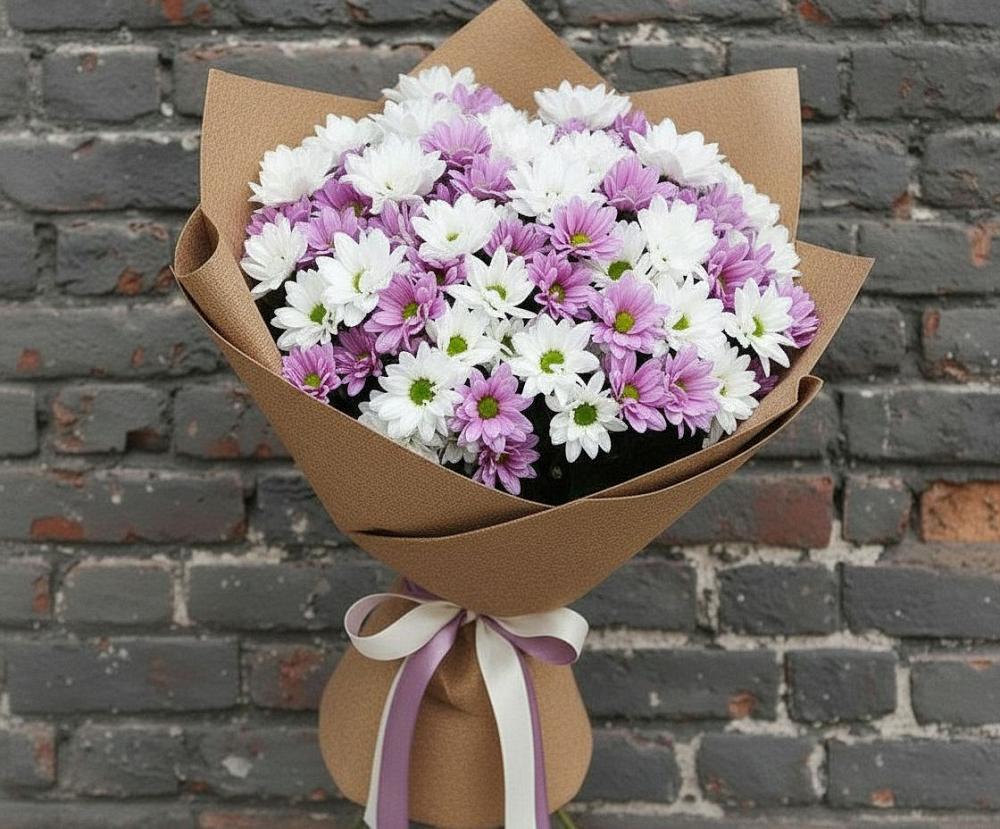 Букет цветов из: Хризантемы в Михайловской