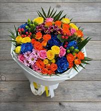 Букет цветов из:  Розы и Хризантемы в Михайловской