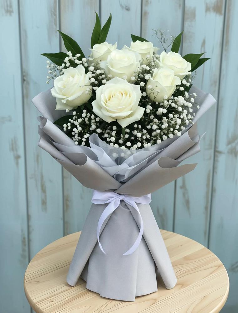 Букет цветов из: Розы в Михайловской