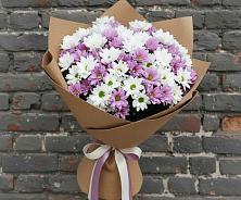 Букет цветов из:  Хризантемы #REPLACE_PRED# Михайловской