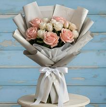 Букет цветов из:  Розы #REPLACE_PRED# Михайловской