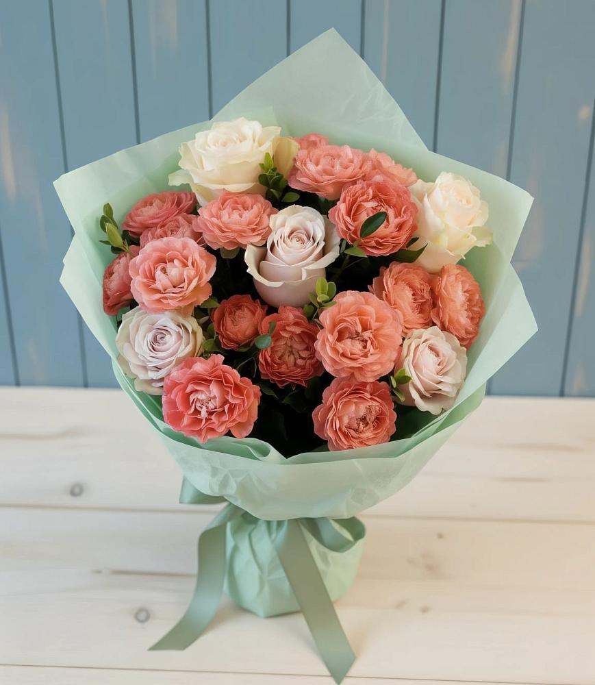 Букет цветов из: Розы в Михайловской