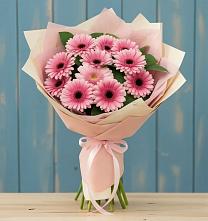 Букет цветов из:  Герберы #REPLACE_PRED# Михайловской