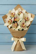 Букет цветов из:  Орхидеи и Розы в Михайловской